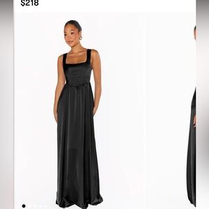 Show Me Your MuMu Black Nina Maxi Dress